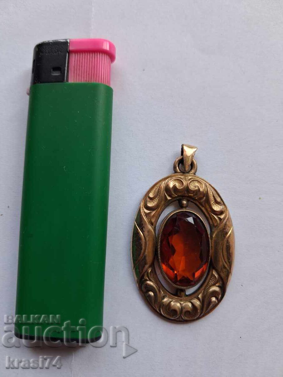 Gold-plated pendant