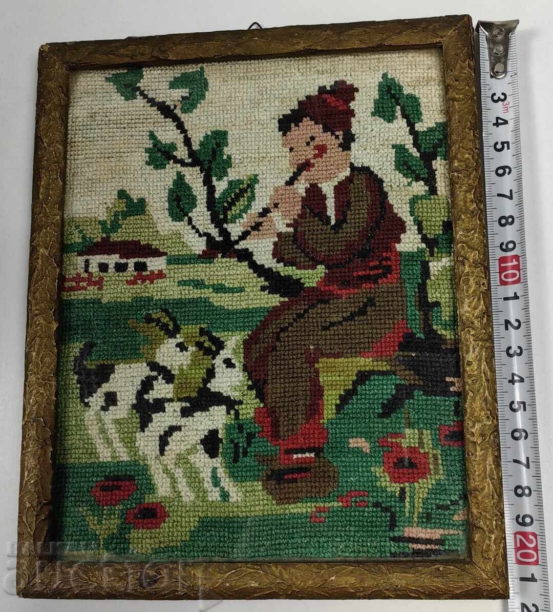 Licitație GOBELIN VECHI PĂSTORAȘ