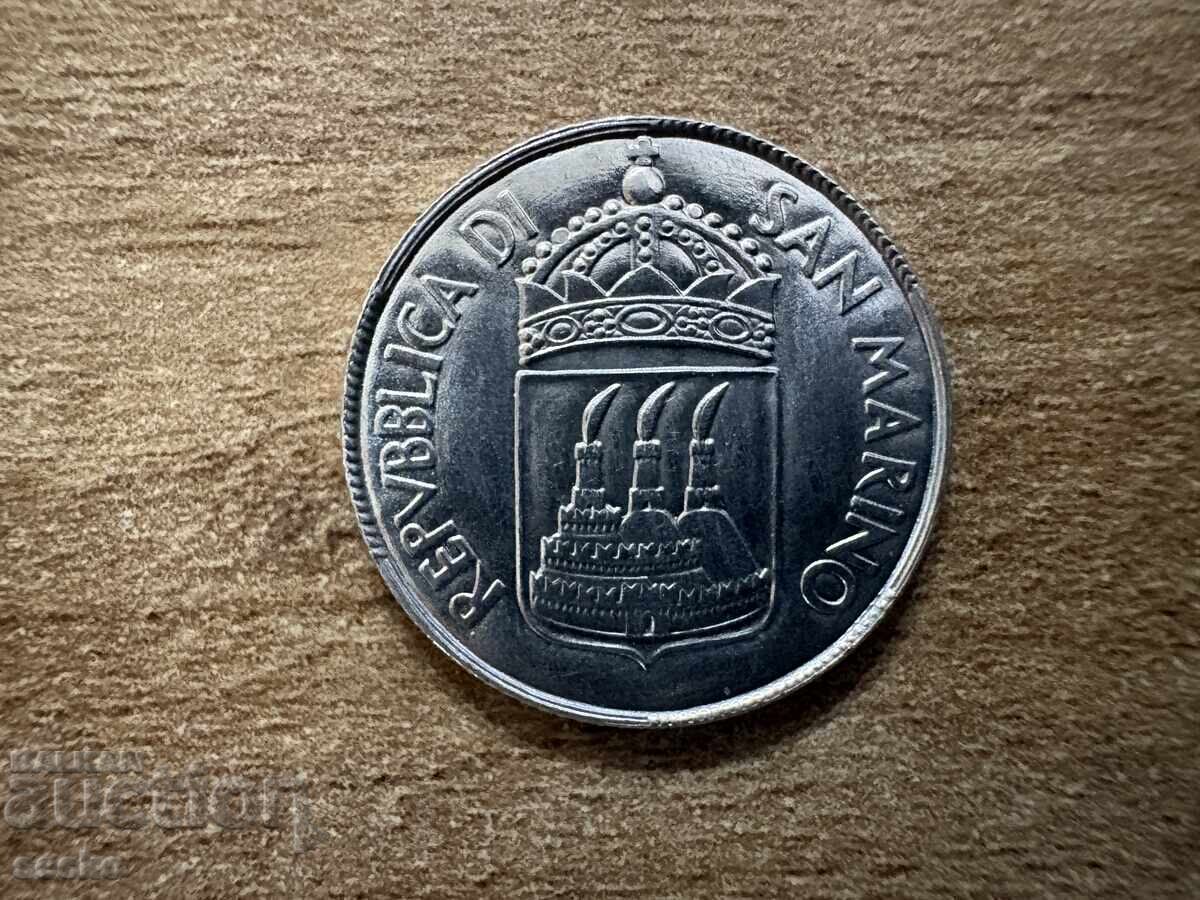 San Marino - 2 lire (1973) cu preț € 1.30 | 2.54 BGN
