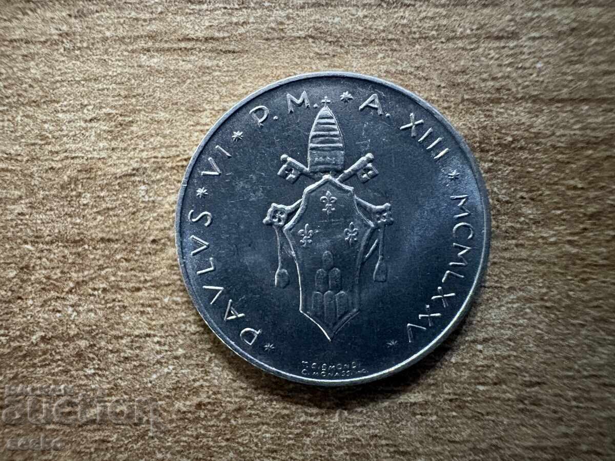 Vatican - 2 lire (1975) cu preț € 1.10 | 2.15 BGN