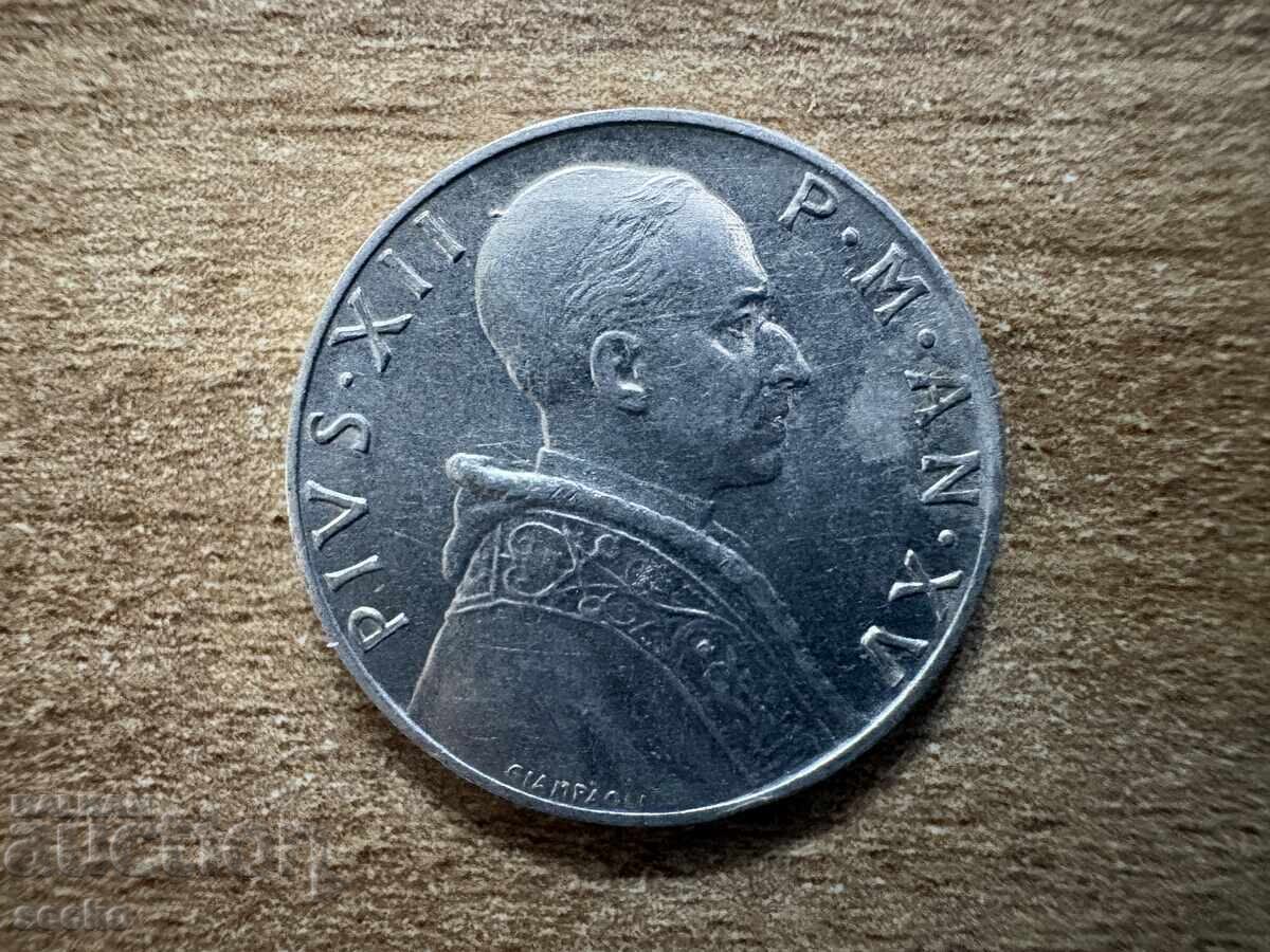 Vatikana - 5 liri (1953) cu preț € 1.40 | 2.74 BGN Vatikana - 5 liri (1953) cu preț € 1.40 | 2.74 BGN