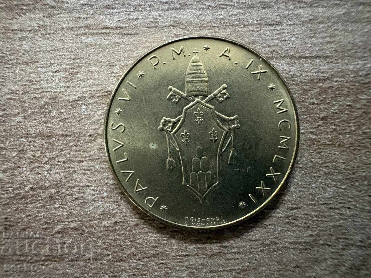 Vatican City - 20 Lire (1971) with price € 1.80 | 3.52 BGN Vatican City - 20 Lire (1971) with price € 1.80 | 3.52 BGN