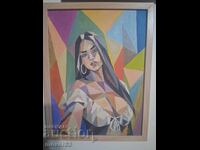 Oil painting "Latino girl"