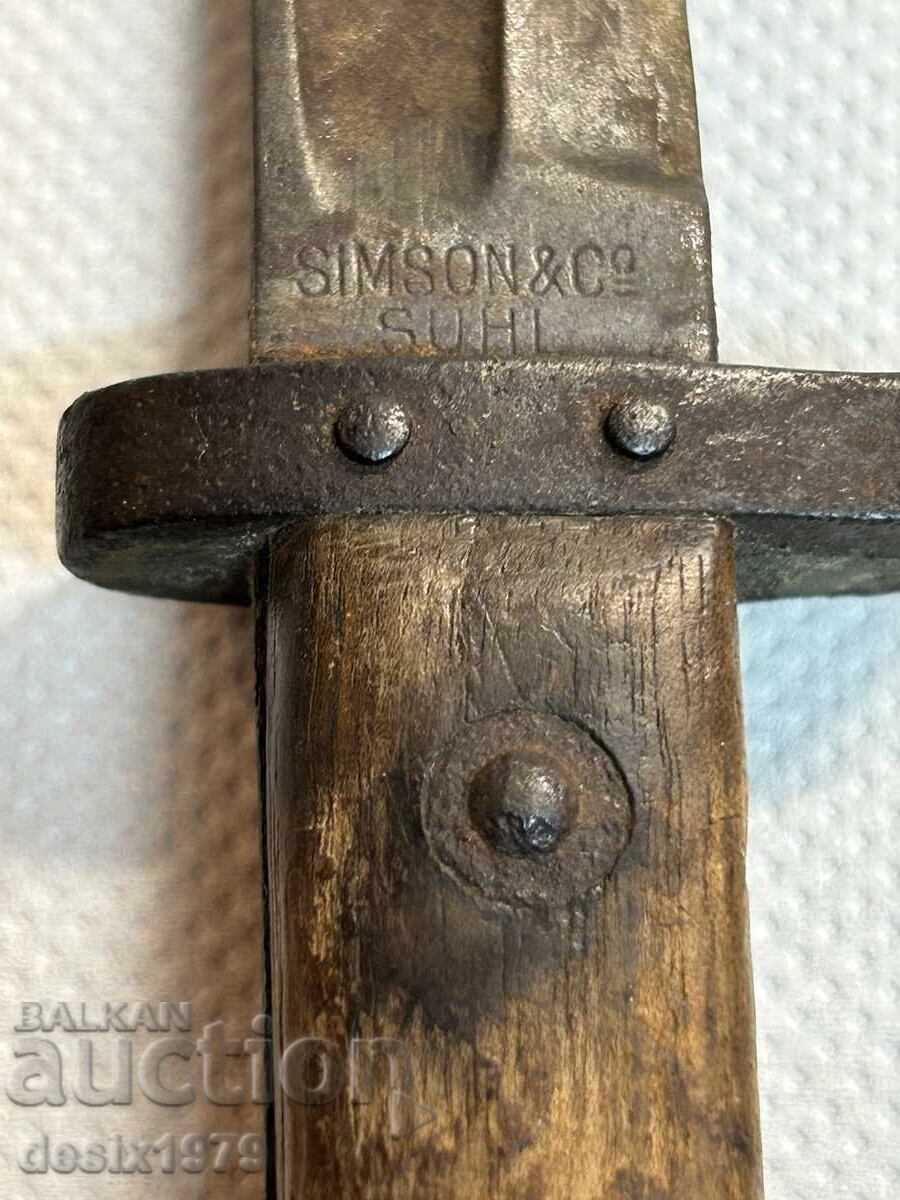 Σπάνια ξιφολόγχη SIMSON & C SUHL με τιμή € 46.00 | 89.97 BGN Σπάνια ξιφολόγχη SIMSON & C SUHL με τιμή € 46.00 | 89.97 BGN