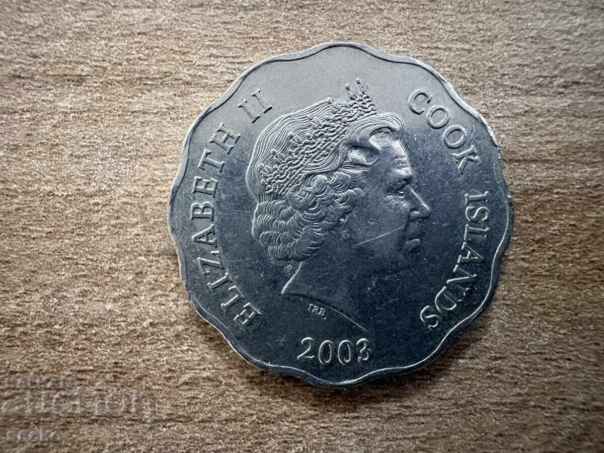 Νησιά Κουκ - 1 δολάριο (2003) με τιμή € 3.40 | 6.65 BGN