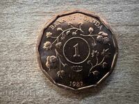 Uganda - 1 Shilling (1987)