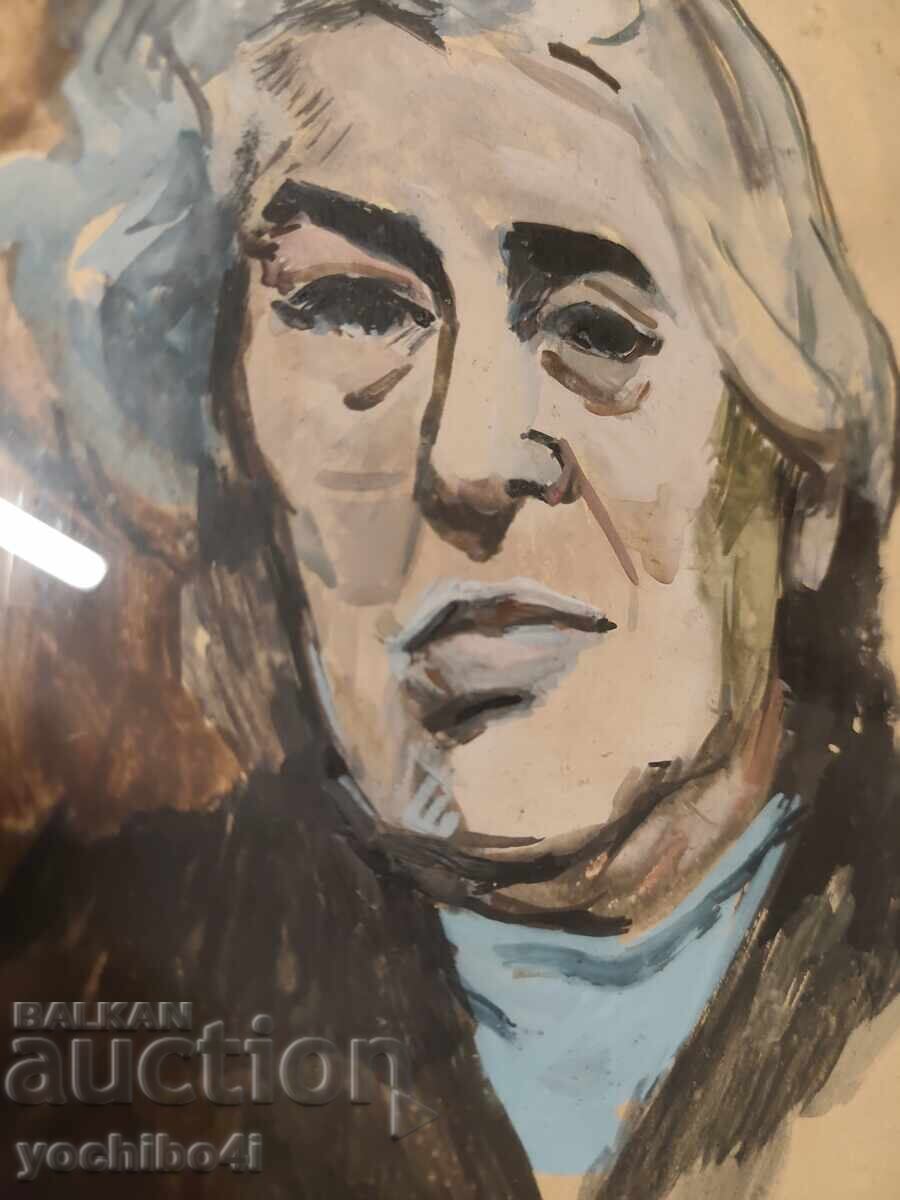 Tablou vechi Autoportret Ruska Marinova cu preț € 135.00 | 264.04 BGN