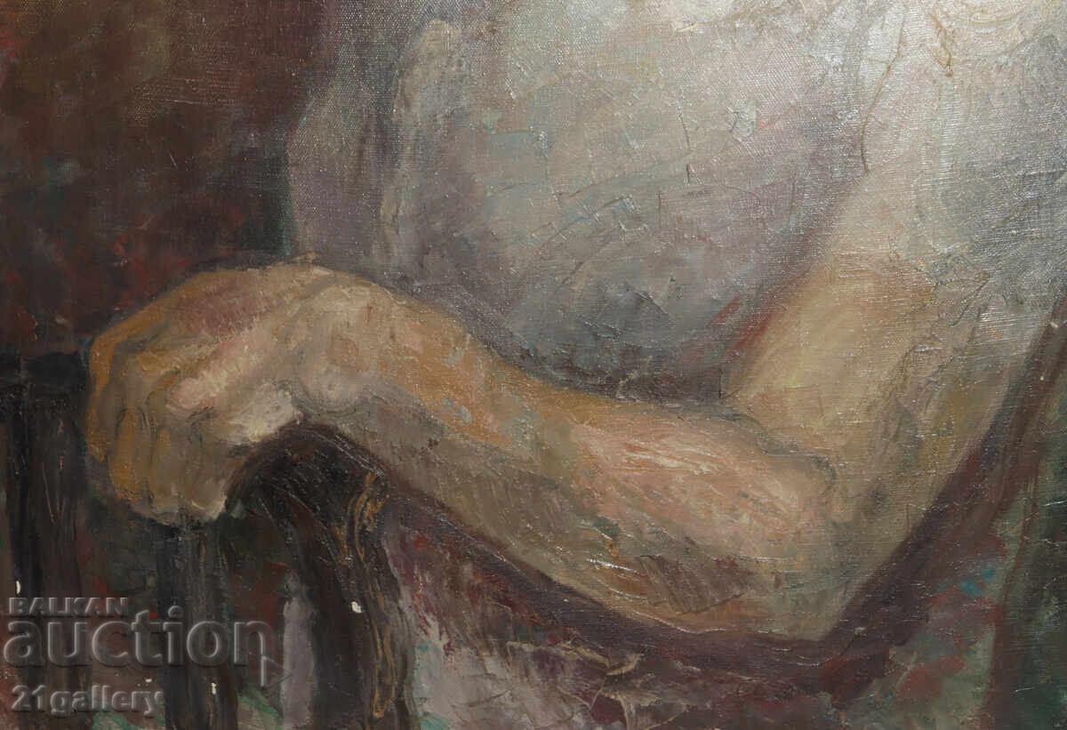 Tablou în ulei portret 1987 - 6