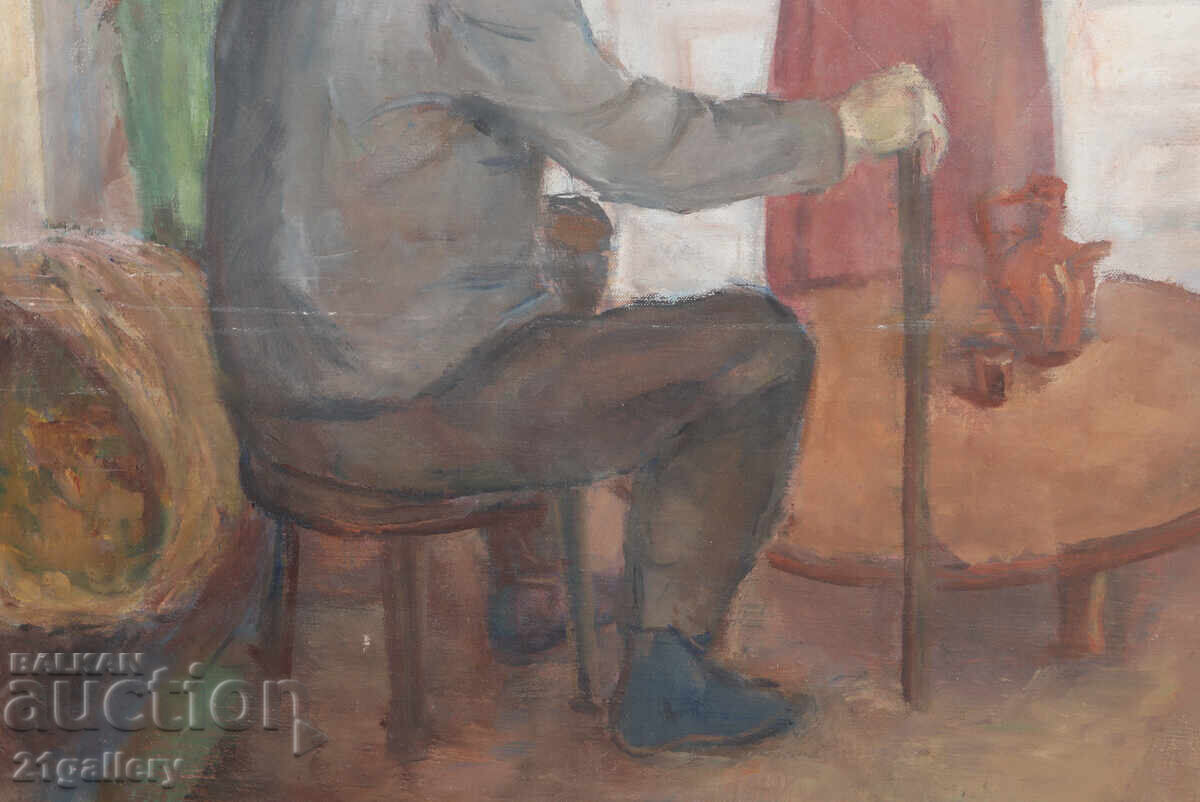 Πίνακας με ελαιογραφία 1952 - 5