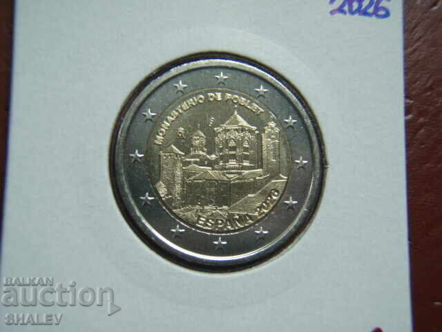 2 Euro 2026 Spania "Monest. de Poblet" /Spania/ (2) /2 euro/ cu preț € 5.89 | 11.52 BGN