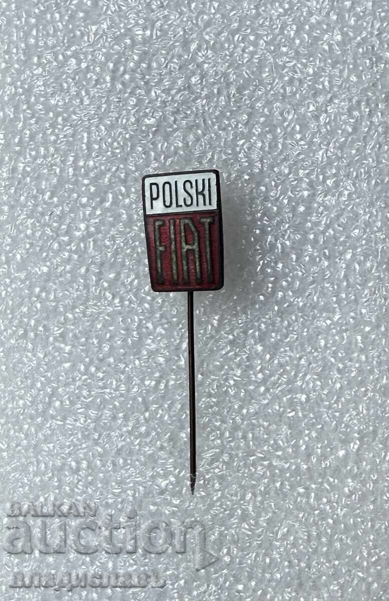 παλιά κονκάρδα έμβλημα αυτοκινήτου Polski Fiat