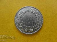 1 franc 1968 Elveția