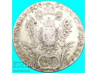 20 Kreuzer 1806 Austria C - Prague Emperor Franz II Silver