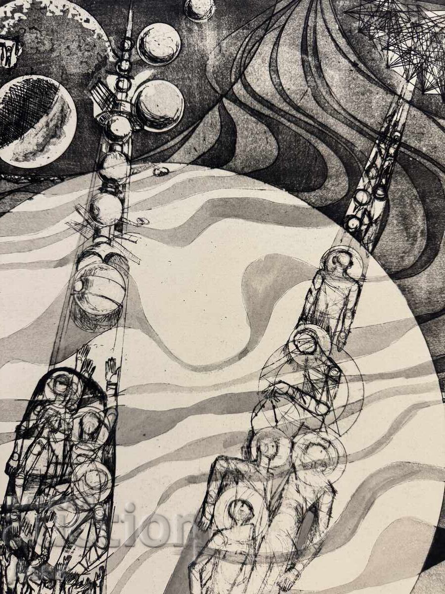 Lyubomir Ĭordanov - grafică timpurie - 7