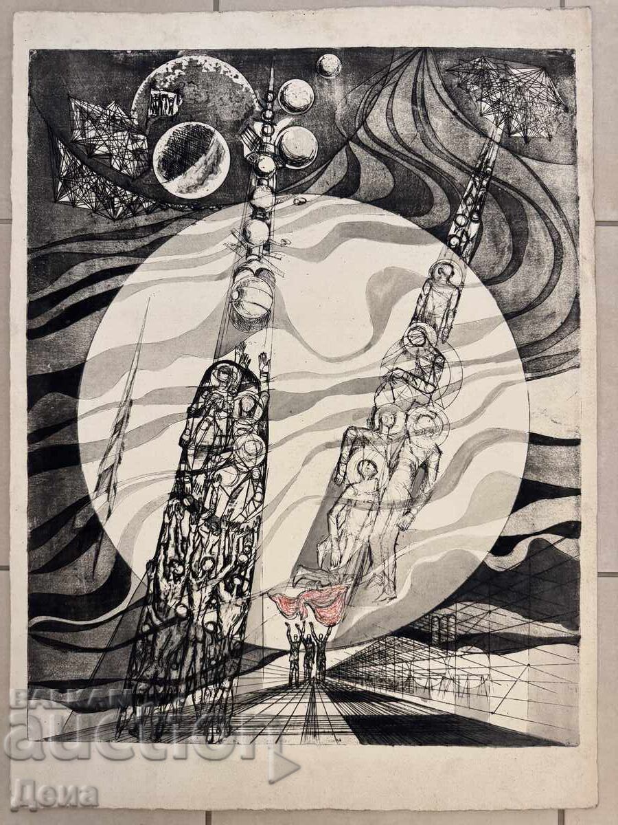Lyubomir Ĭordanov - grafică timpurie