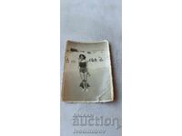 Photo Nessebar Young girl on the seashore 1953