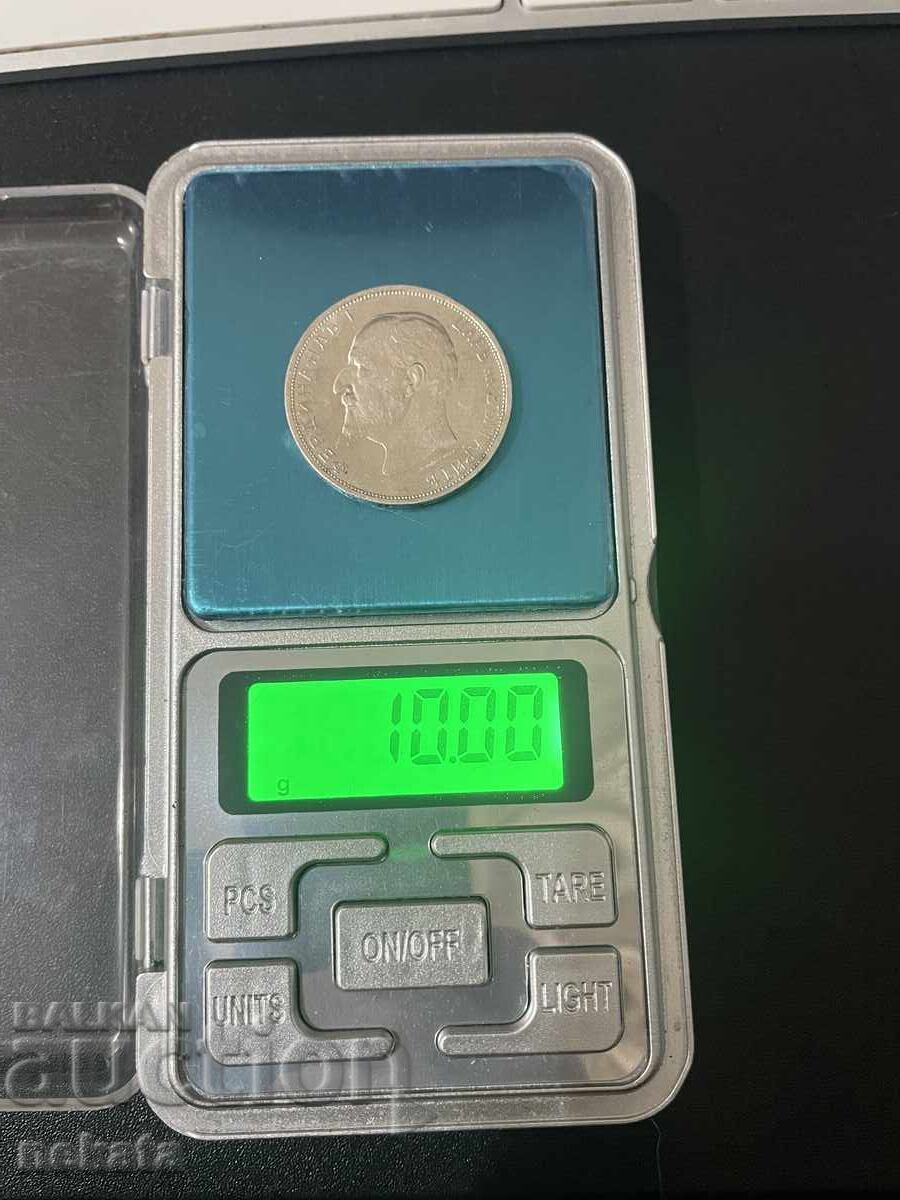 Bulgaria, argint, 2 leva 1913 - 12