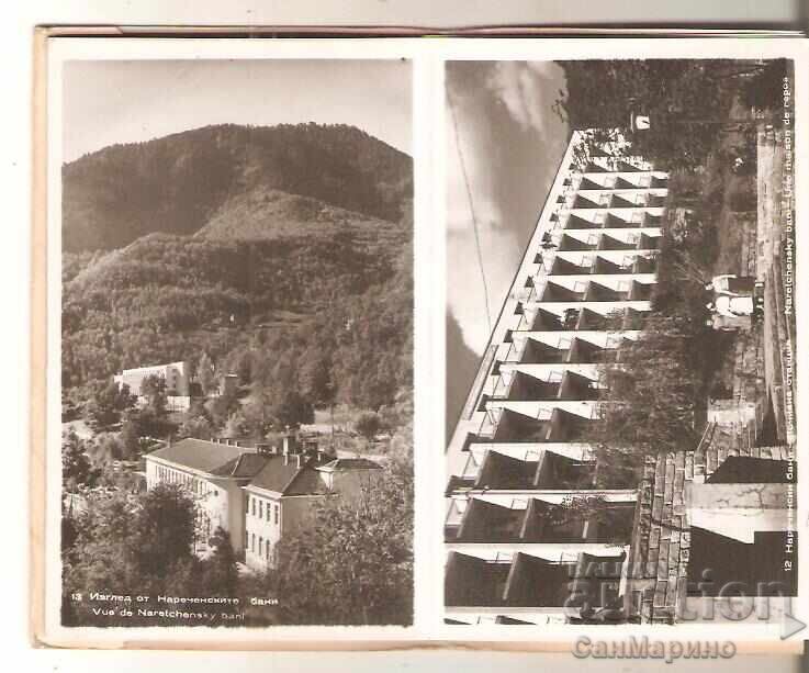 Carte poștală Bulgaria Băile Narechen Album cu vederi 1 - 5 Carte poștală Bulgaria Băile Narechen Album cu vederi 1 - 5