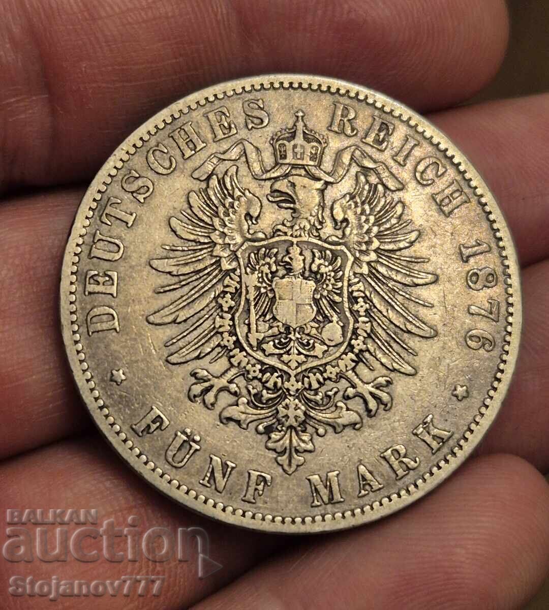 5 mărci 1876