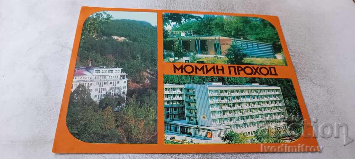 Carte poștală Pasul Momin Colaj 1987