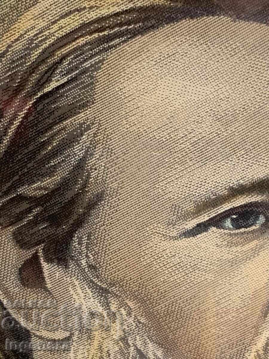 PORTRET TAPISERIE FINĂ ȚESUTĂ MĂTASE PÂNZĂ F. ENGELS DIN EPOCA SOCIALISTĂ cu preț € 49.90 | 97.60 BGN