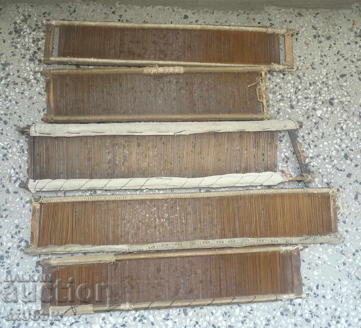 Piese pentru război de țesut 5 bucăți spată, suveică, pieptene cu preț € 10.00 | 19.56 BGN