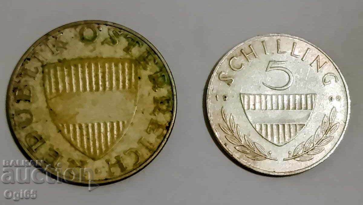 Două monede de argint din Austria cu preț € 15.00 | 29.34 BGN