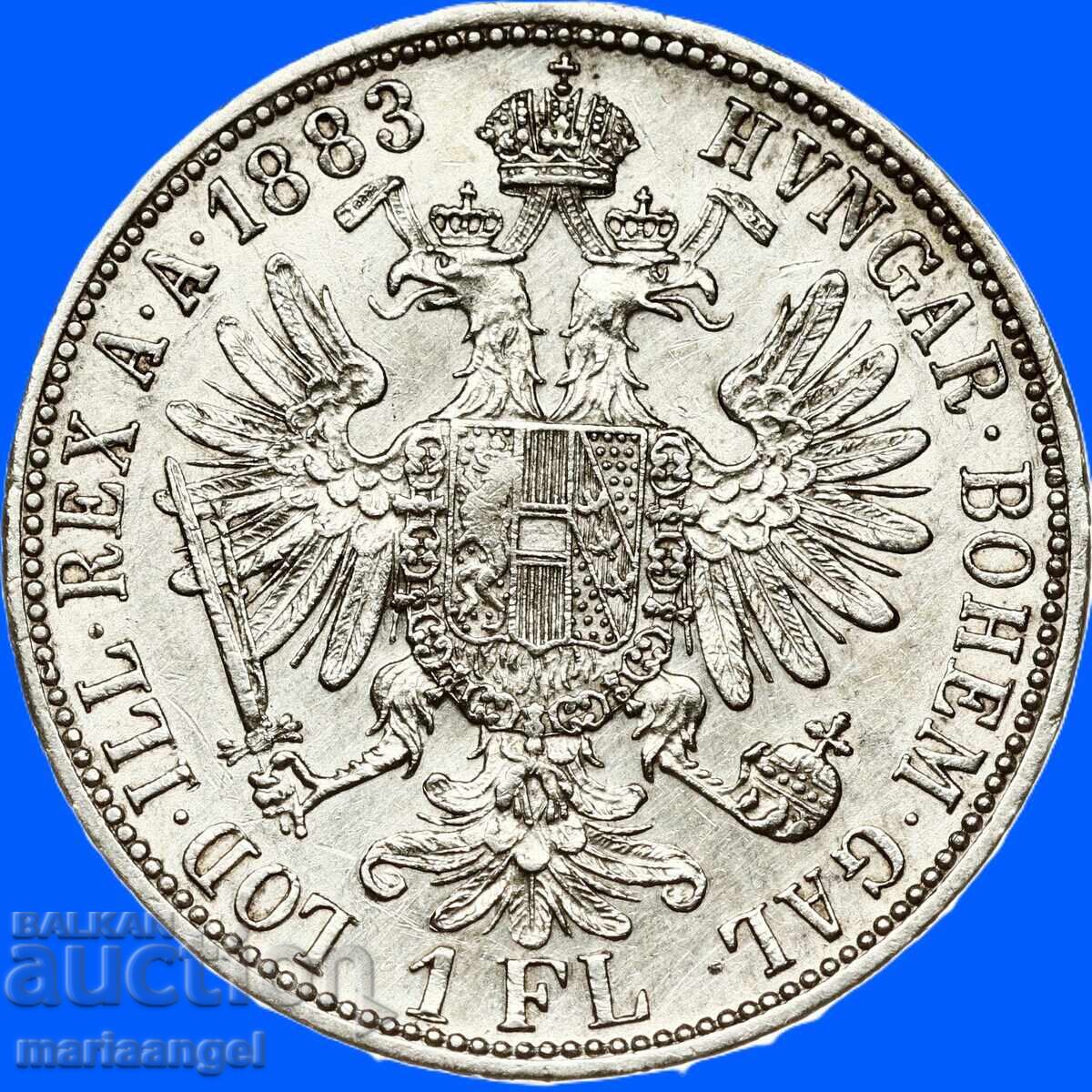 1 Florin 1883 Austria Franz Joseph I argint - 6