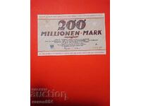 200 000 000 mărci. Notgeld. Germania