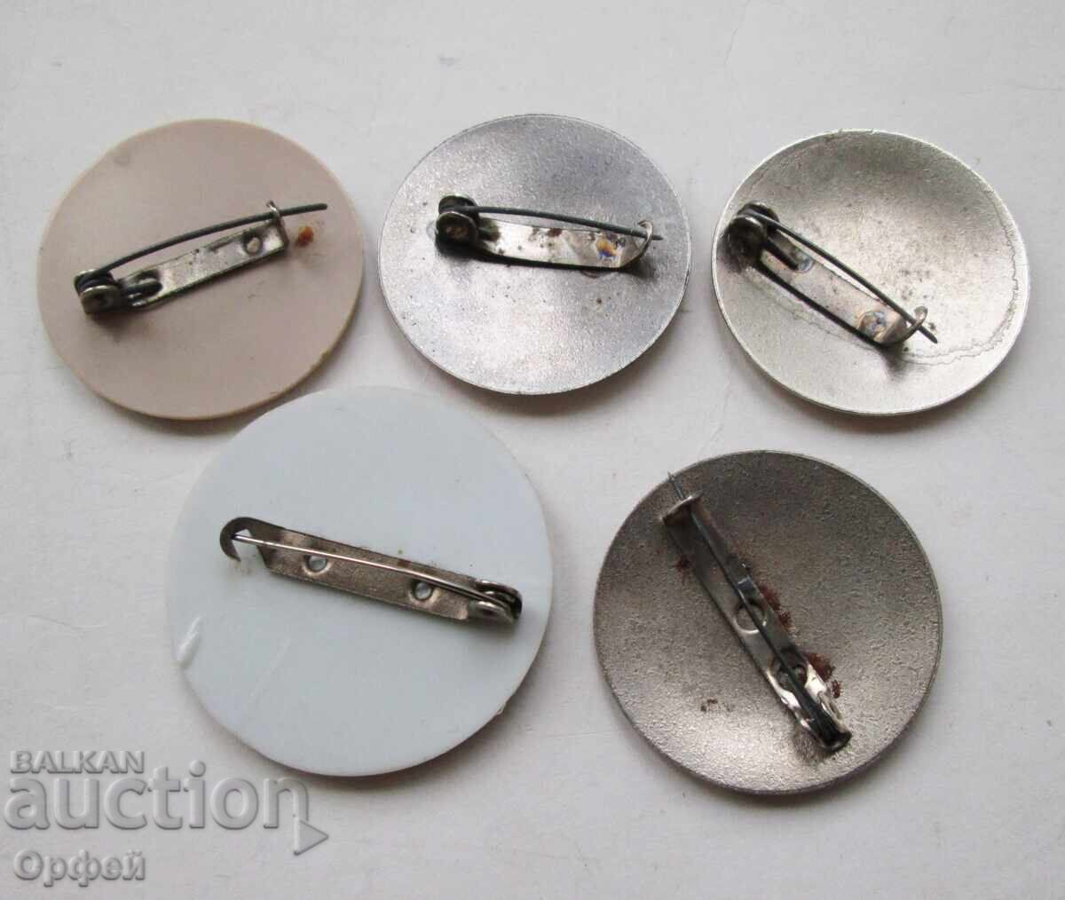Lot de 5 insigne vechi disco C.C.Catch și Modern Talking - 5 Lot de 5 insigne vechi disco C.C.Catch și Modern Talking - 5