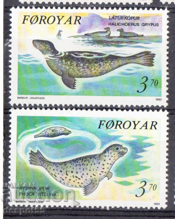 1992. Νησιά Φερόε. Φώκιες