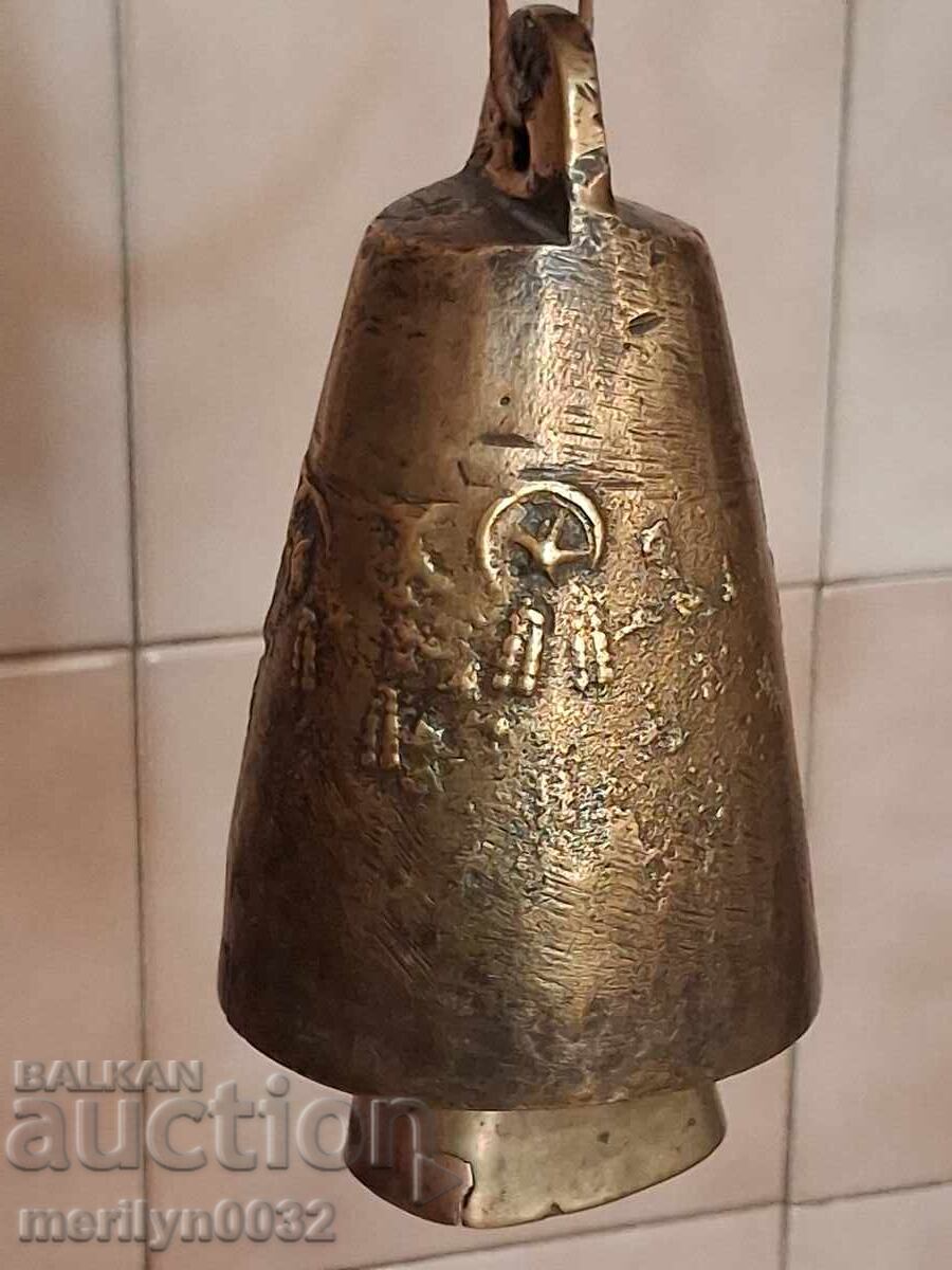 Παλαιό οθωμανικό μπρούτζινο καμπανάκι, κουδούνι, κουδούνι