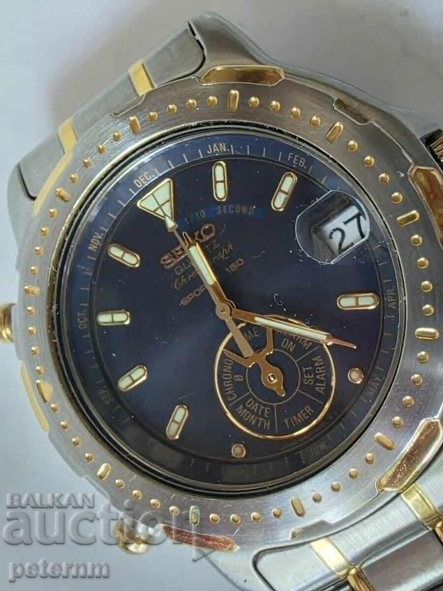 Seiko Chronograph Olympic Chronograph 6M25-6000 Dancing Hands - 7