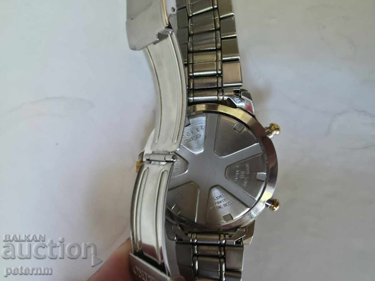 Seiko Chronograph Olympic Chronograph 6M25-6000 Dancing Hands
