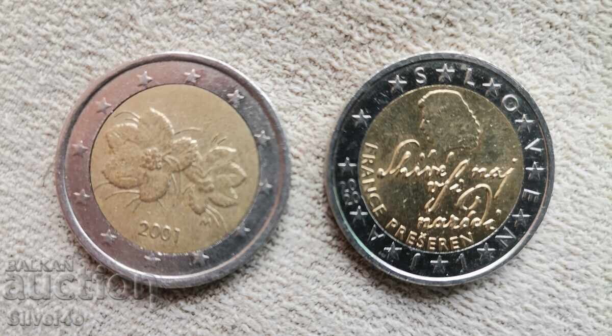 Παρτίδα 2 ευρώ Φινλανδία και Γαλλία