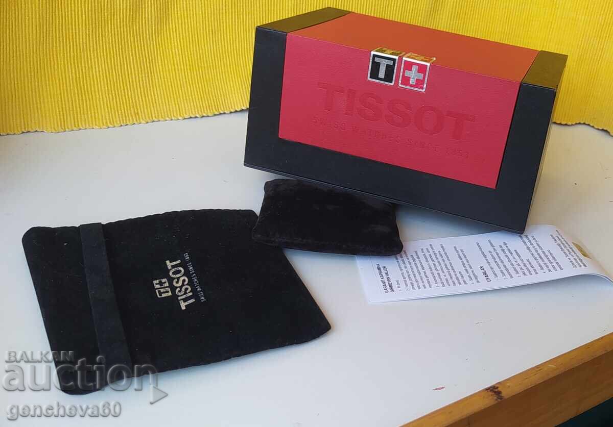 Licitație Cutie pentru ceas TISSOT - certificat de garanție