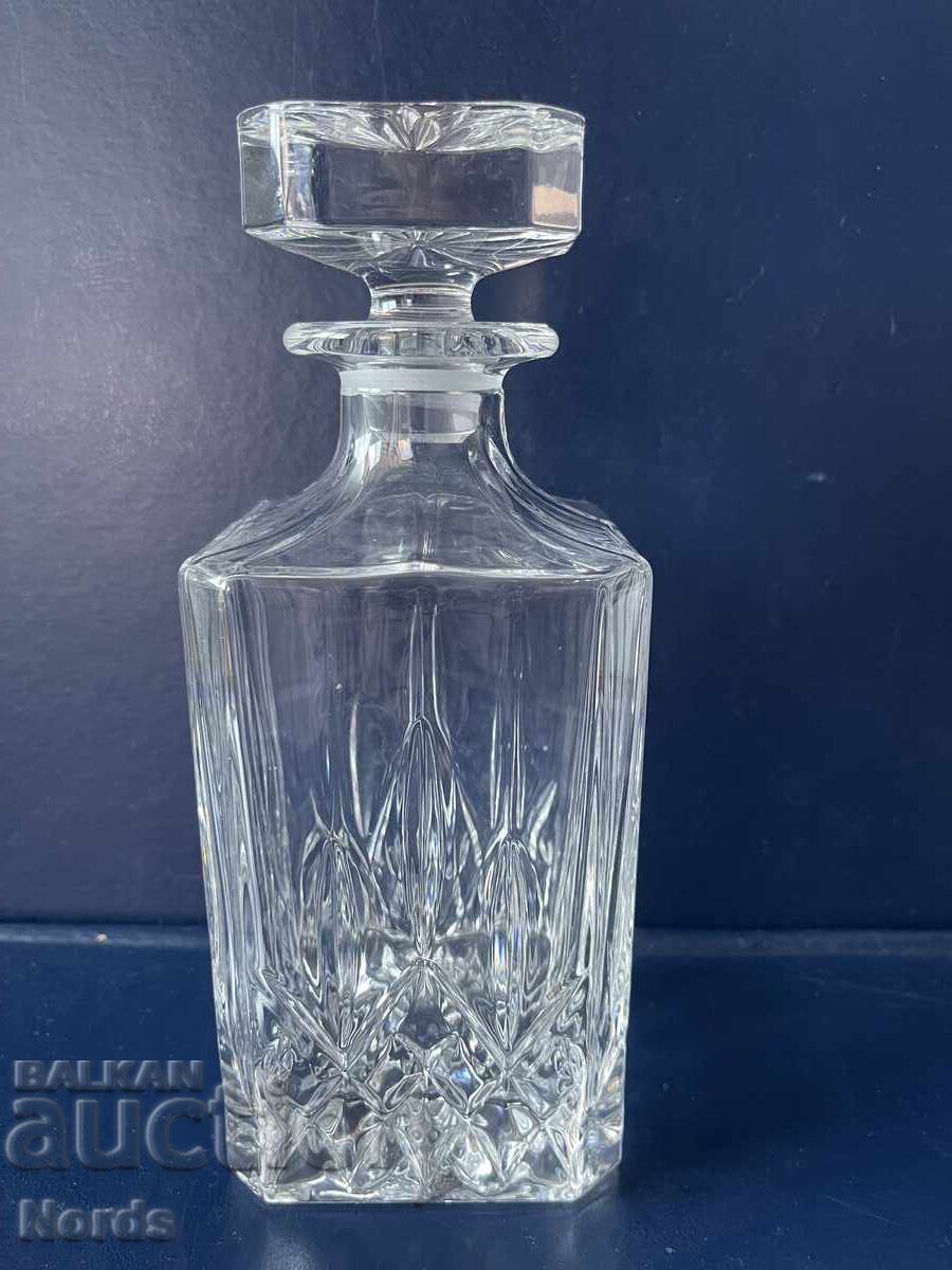 Decantor de whisky din cristal