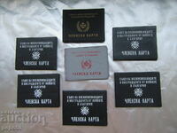 7 MEMBERSHIP CARDS - Union of Disabled Veterans and Victims