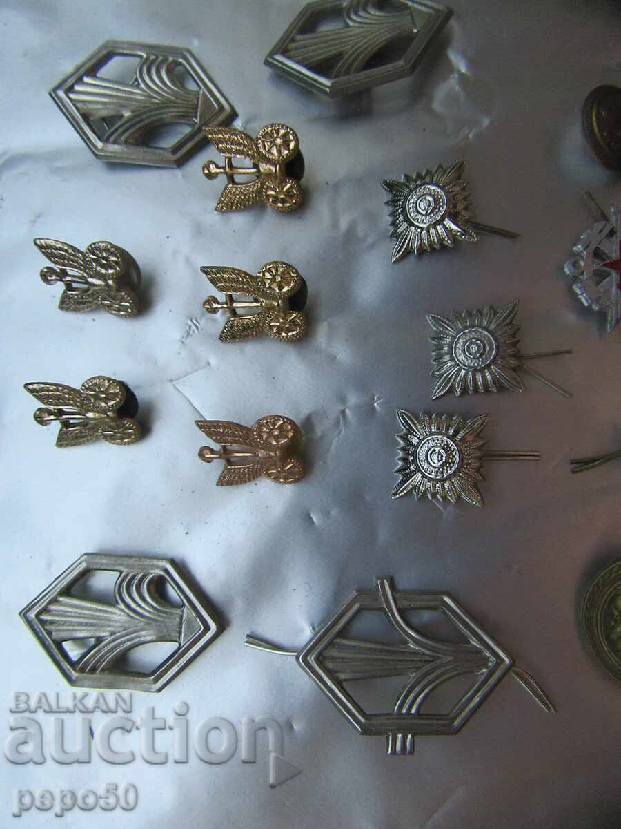 Livrarea 19 buc. INSIGNE MILITARE DISTINCTIVE