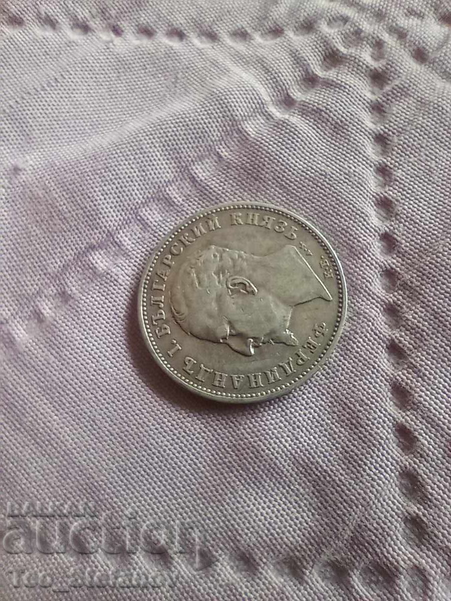 Licitație 1 leu 1894 XF cu patină Licitație 1 leu 1894 XF cu patină