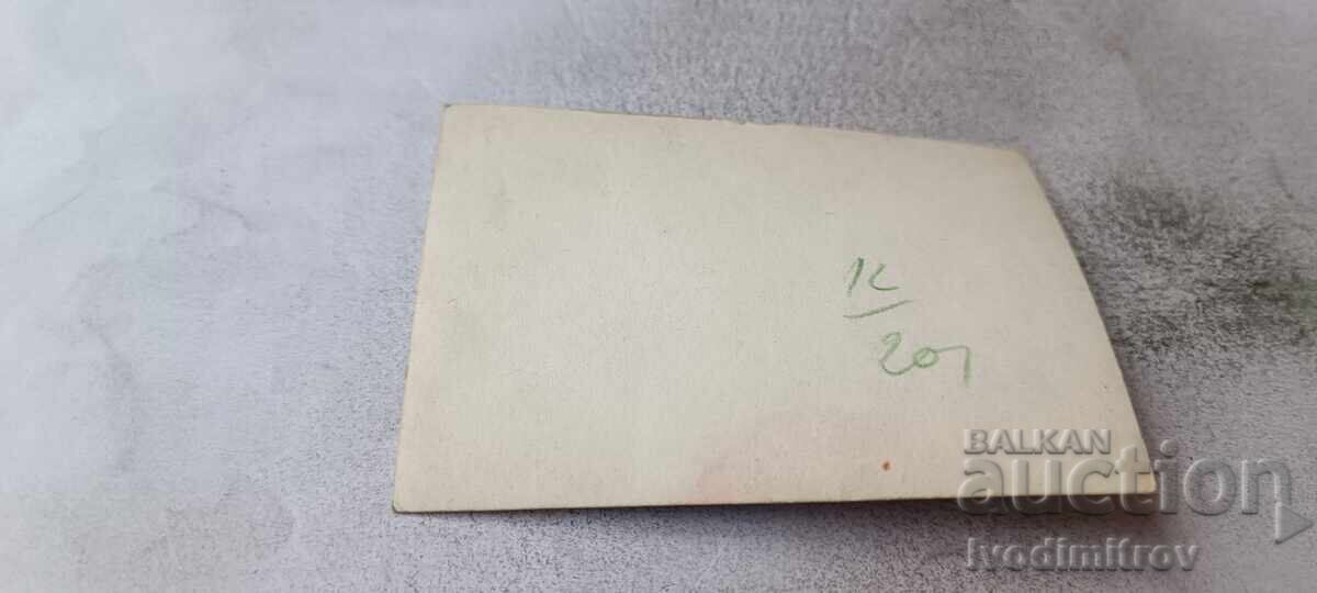 Fotografie Băiat și două fete tinere în fața unei tabere de corturi cu preț € 0.74 | 1.45 BGN