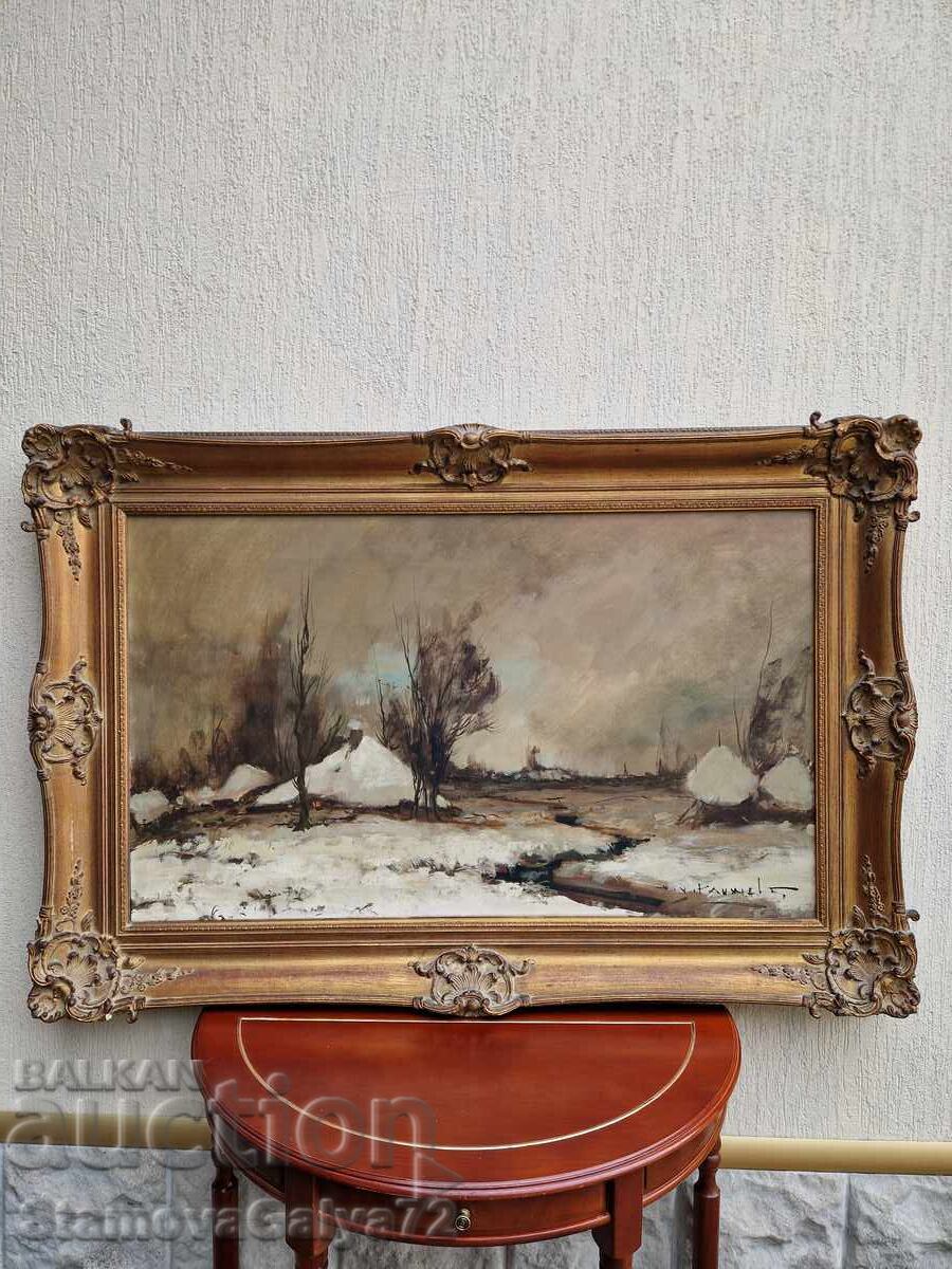 Pictură belgiană de maestru, top, unicat, ulei pe pânză cu preț € 297.00 | 580.88 BGN Pictură belgiană de maestru, top, unicat, ulei pe pânză cu preț € 297.00 | 580.88 BGN