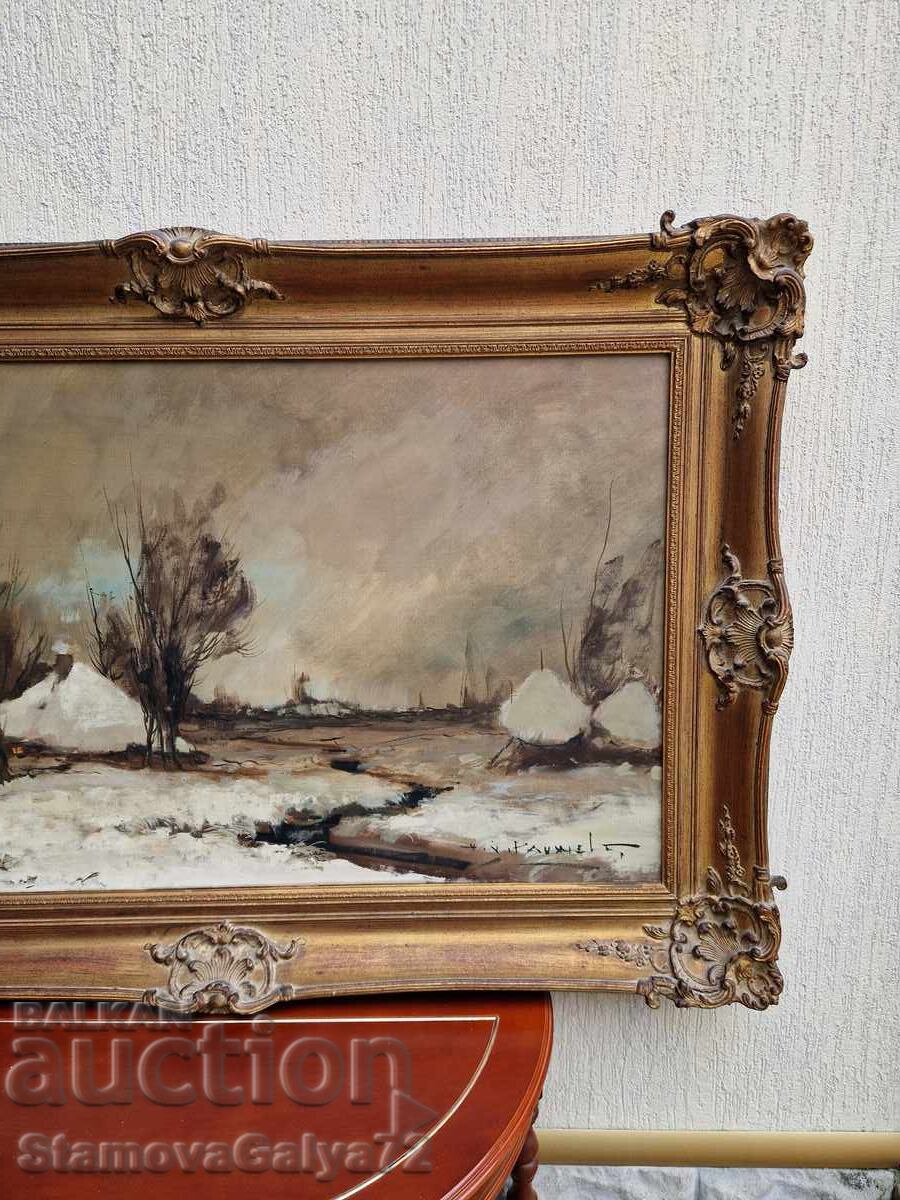Livrarea Pictură belgiană de maestru, top, unicat, ulei pe pânză Livrarea Pictură belgiană de maestru, top, unicat, ulei pe pânză