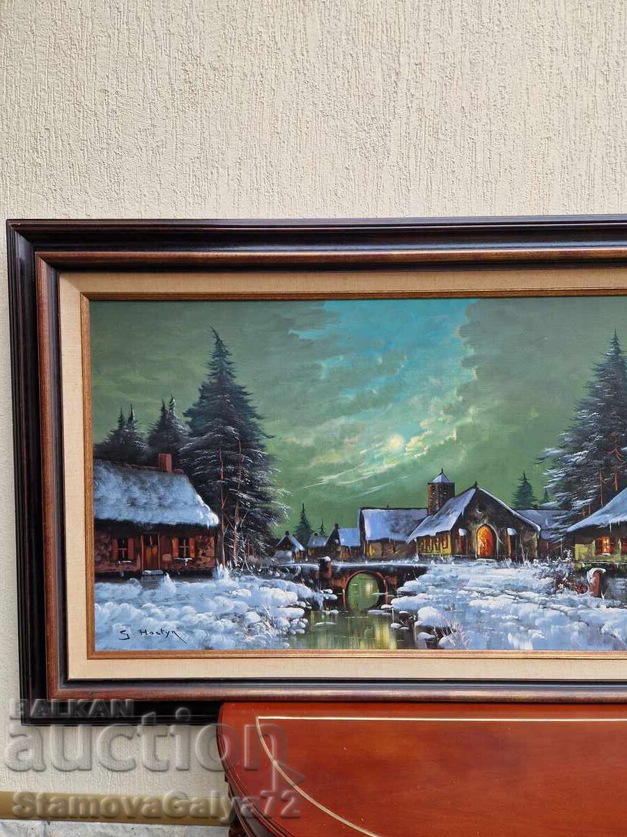 Tablou imens de autor, pictură în ulei pe pânză - 7
