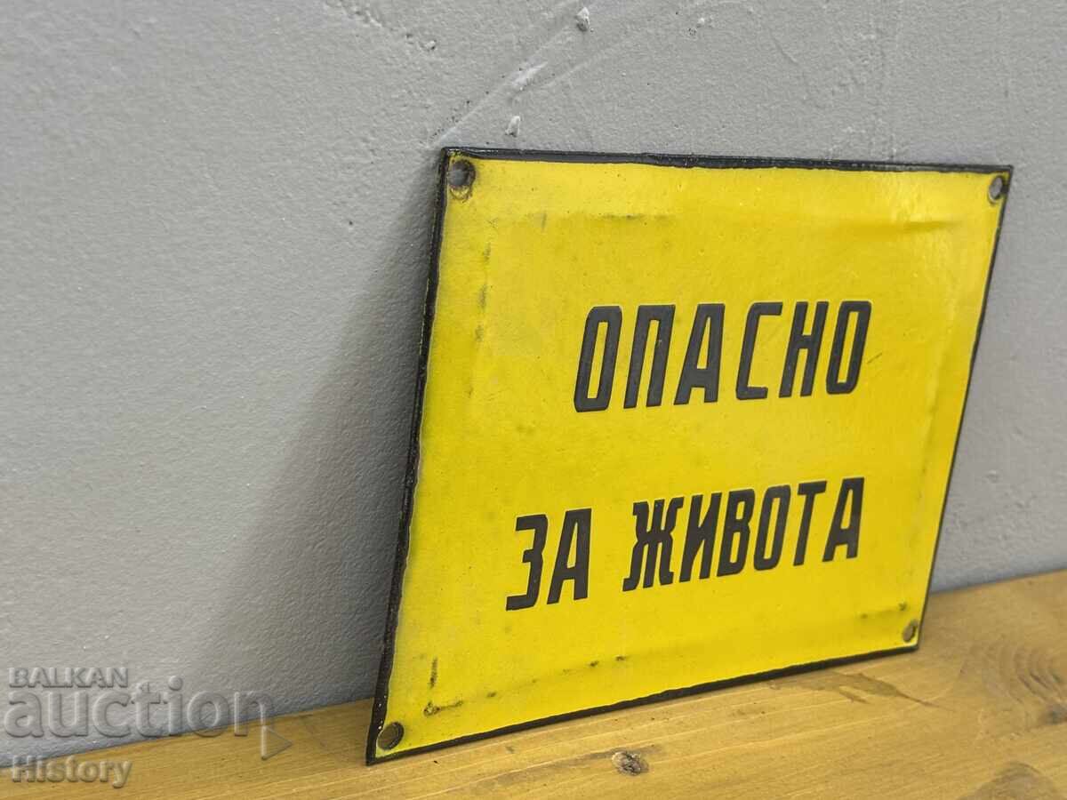 Licitație Placa emailata