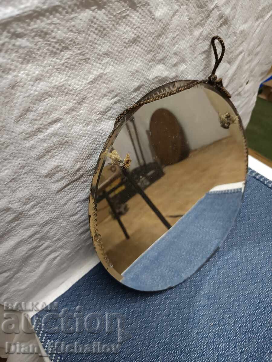 Auction Vintage Crystal Mirror Auction Vintage Crystal Mirror