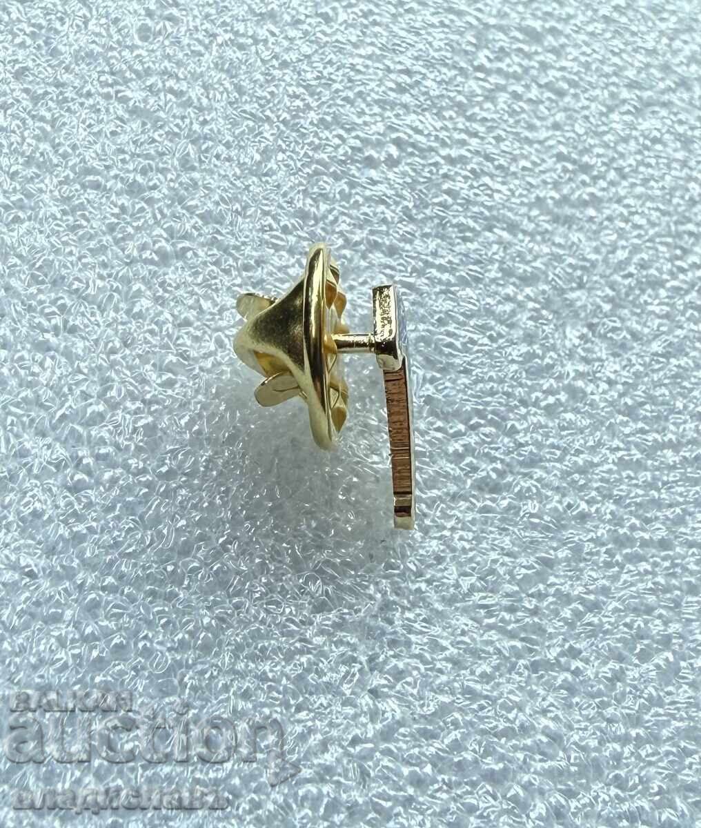 football badge blue enamel Levski Sofia with price € 25.00 | 48.90 BGN