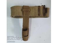 English military belt (P37) with bayonet frog WWII