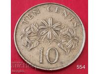10 cenți 1987 - Singapore