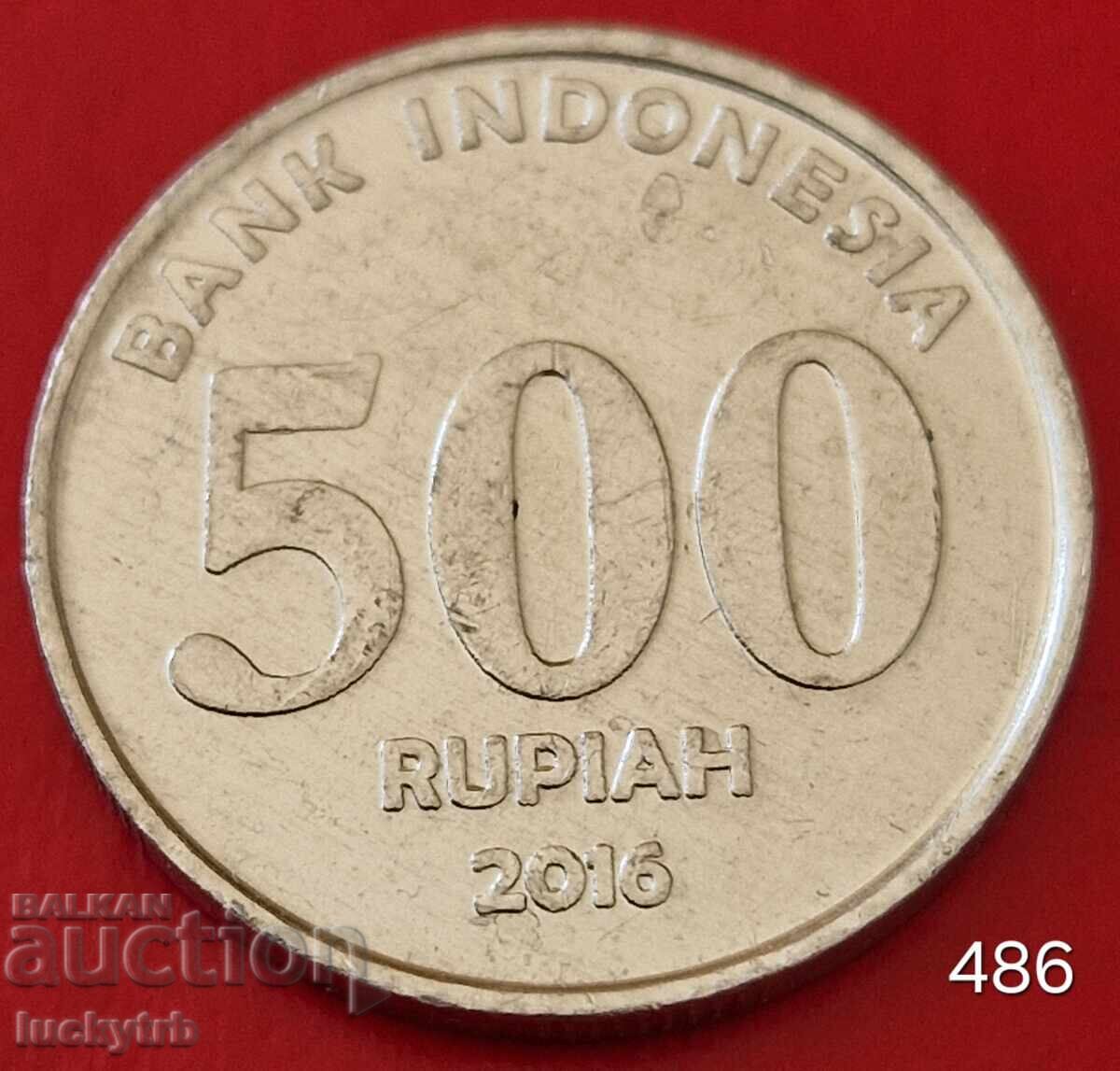 500 rupii 2016 - Indonezia